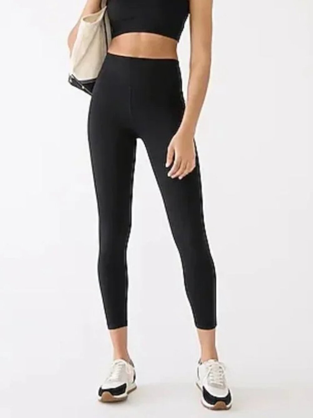 J. Crew CloudStretch Active Leggings (Black) S - Picture 1 of 15
